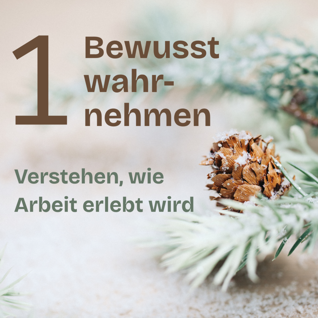 Adventskalender 2025 Wegeschmiede Employee Experience Bewusssein