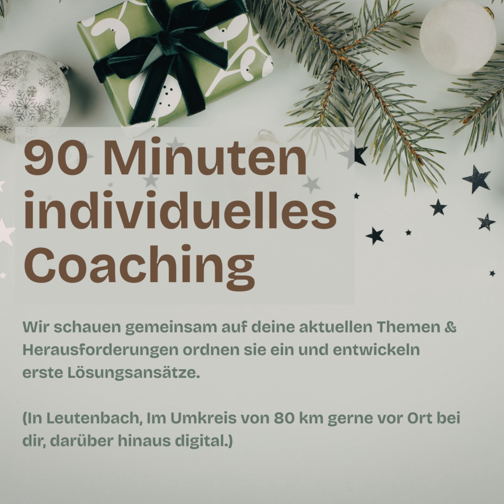 Gewinne ein individuelles Coaching