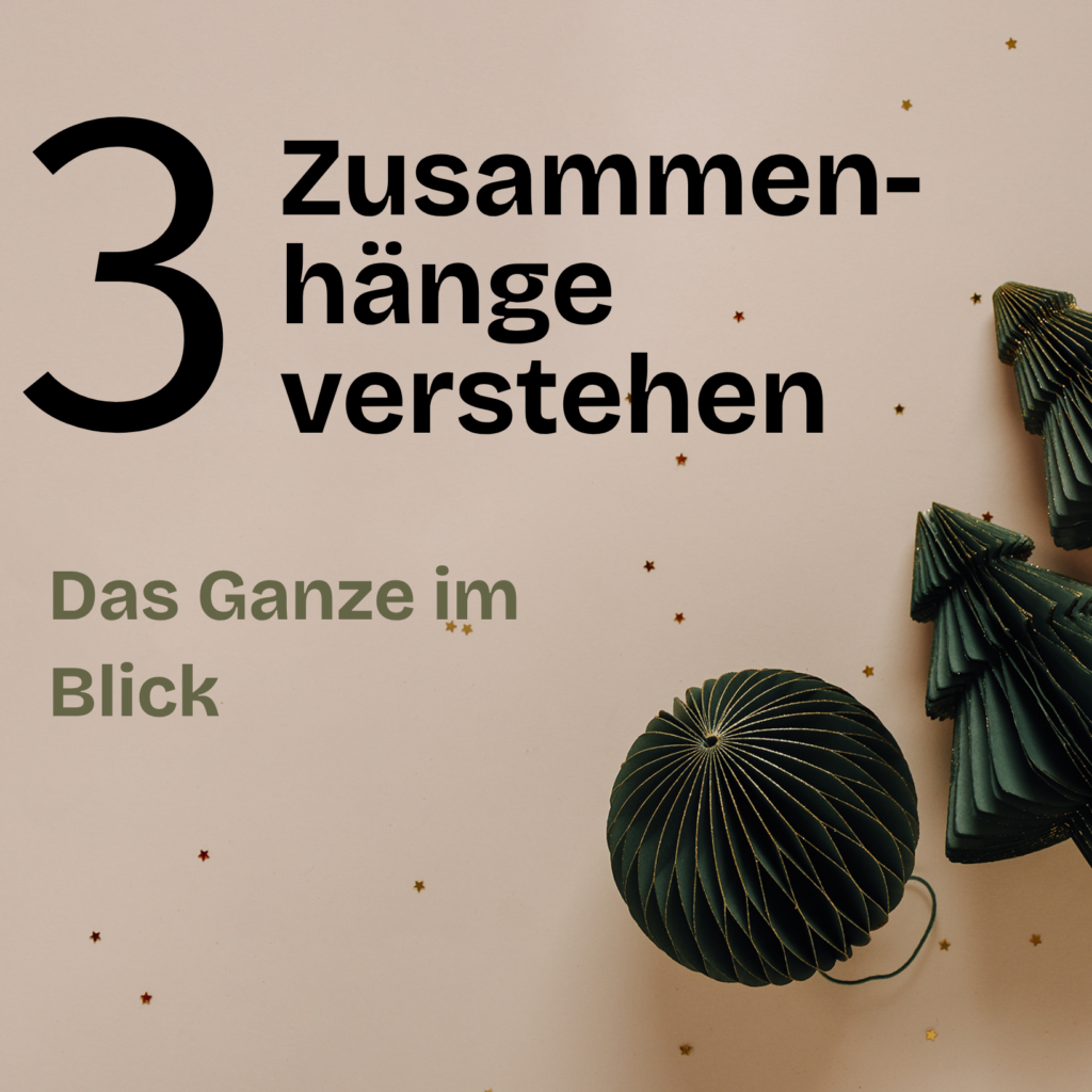 Adventskalender 2026 – Zusammenhänge verstehen